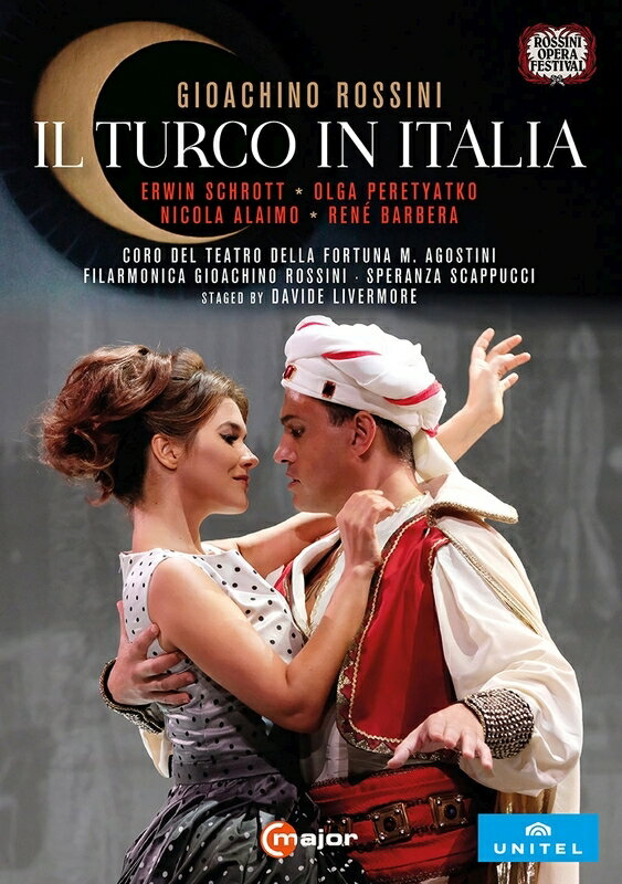 【輸入盤】『イタリアのトルコ人』全曲　リヴェルモレ演出、スカプッチ＆ロッシーニ・フィル、ペレチャツコ、E.シュロット、他（2016　ステレオ）（