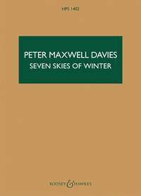【輸入楽譜】マクスウェル=ディヴィス, Peter: セブン・スカイズ・オブ・ウインター: スタディスコア(HPS 1402)
