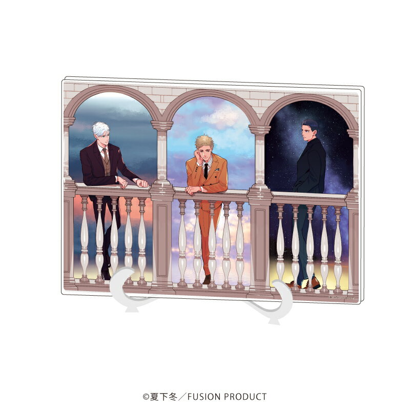 アクリルアートボード(A5サイズ)「夏下冬先生」01/1枚絵デザイン(描き下ろし)【グッズ】