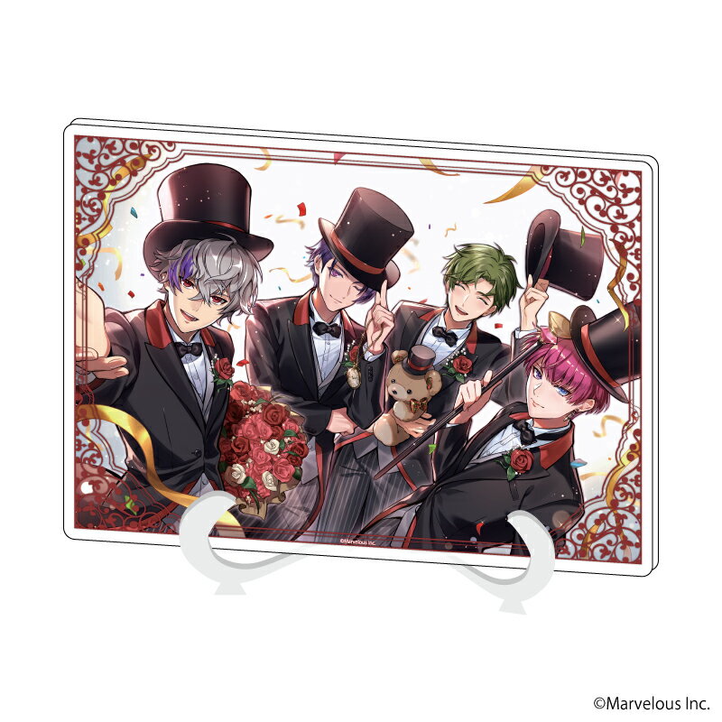 アクリルアートボード(A5サイズ)「千銃士:Rhodoknight」03/イギリス 1周年ver.(公式イラスト)【グッズ】