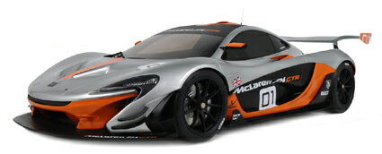 GT SPIRIT 1/8 マクラーレンP1GTRペブルビーチ2014(グレー)ケース&ベース付 【GTS800902】 (ミニカー)【クレジットカード決済限定】
