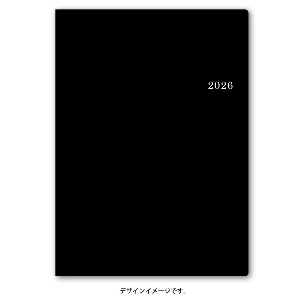 能率 2026年4月始まり ウィークリー手帳 NOLTY(ノルティ) リングA5-2（黒）9618