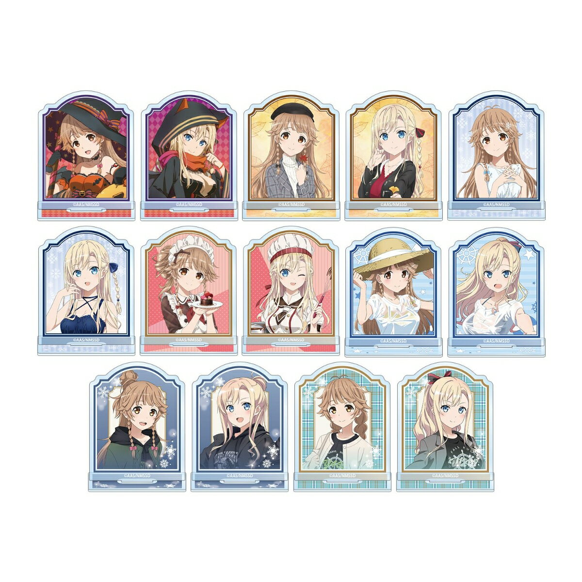 劇場版 ハイスクール・フリート描き下ろし ココ・ミーナ トレーディングアクリルスタンド(BOX＝14個)