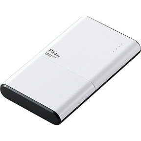 【ブラックフライデー期間限定価格】エレコム モバイルバッテリー/リチウムイオン電池/薄型/おまかせ充電対応/Type-C対応/Pile one/6000mAh/3.0A/PSE適合/ホワイト DE-M07-N6030WH