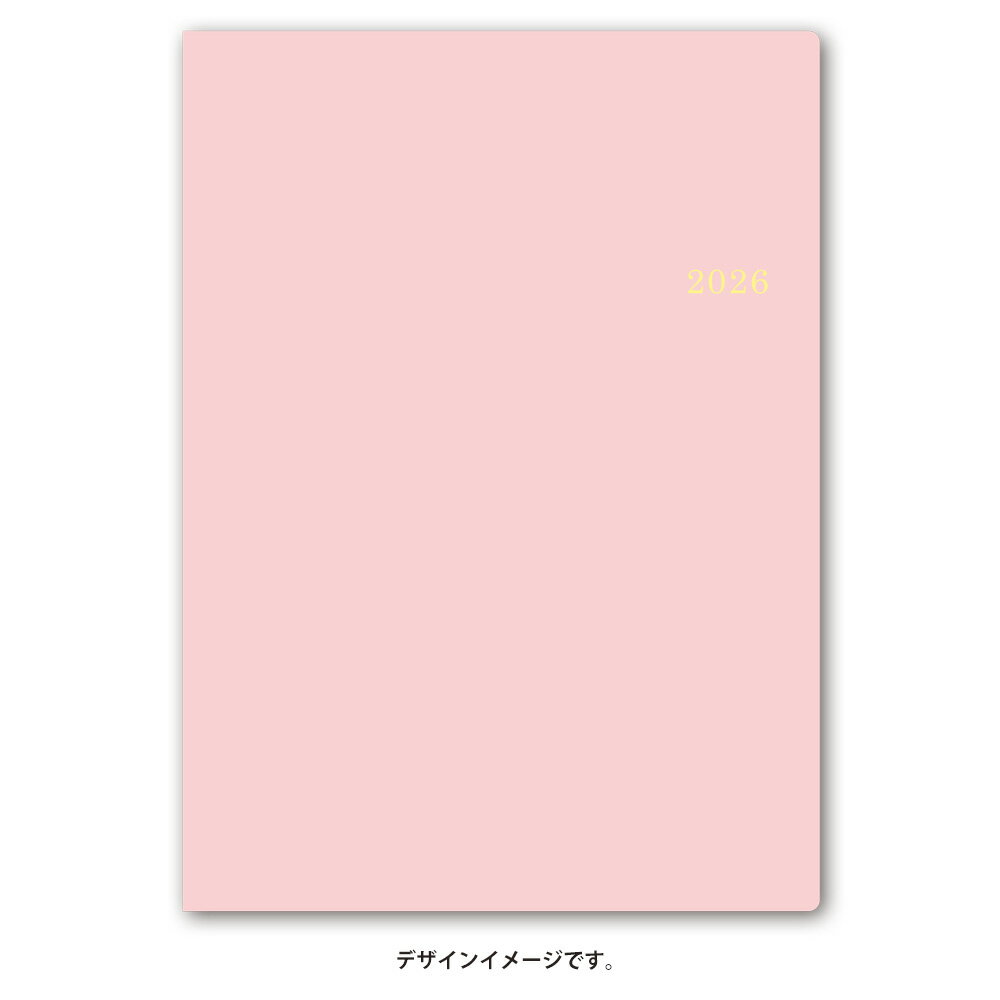 能率 2026年4月始まり ウィークリー手帳 NOLTY(ノルティ) リングA5-2（ピンク）9619