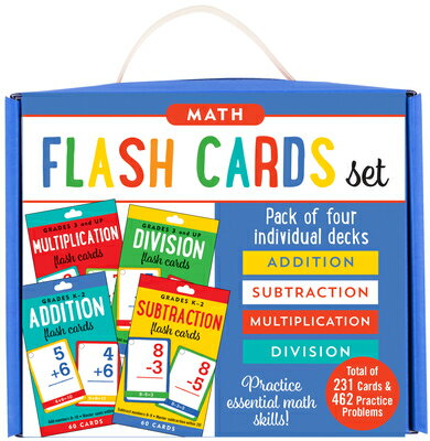 ŷ֥å㤨Math Flash Card Set: Addition, Subtraction, Multiplication, and Division Four-Deck Set FLSH CARD-MATH FLASH CARD SET [  ]פβǤʤ2,851ߤˤʤޤ