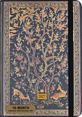 2027 Persian Grove Weekly Planner (16 Months, Sept 2026 to Dec 2027) 2027 PERSIAN GROVE WEEKLY PLAN [ ー ]