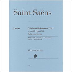 【輸入楽譜】サン・サーンス, Camille: チェロ協奏曲 第1番 イ短調 Op.33
