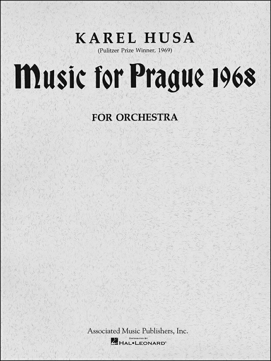 【輸入楽譜】フーサ, Karel: プラハ 1968年のための音楽〜オーケストラのための: 指揮者用大型スコア
