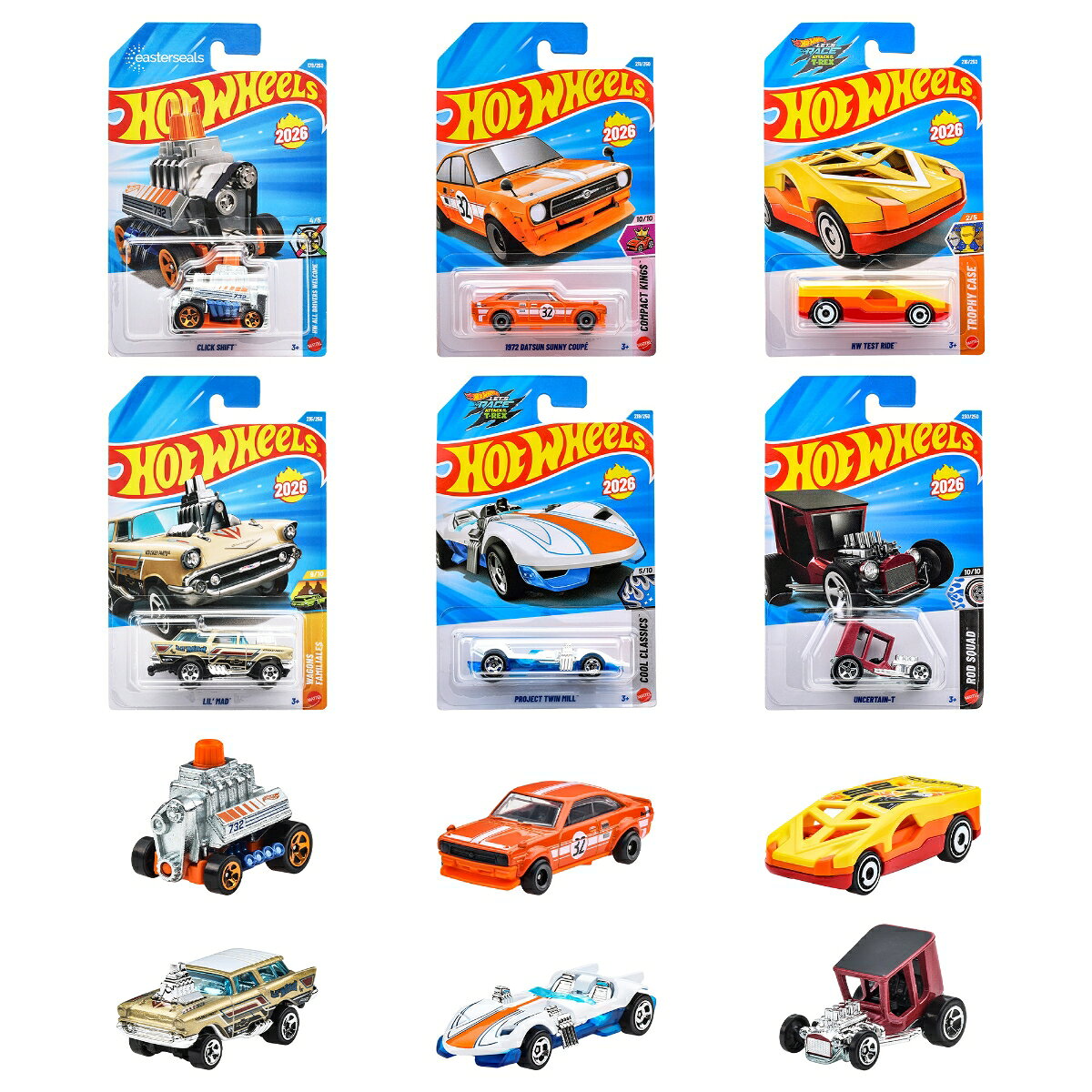 ホットウィール(Hot Wheels) ベーシックカー Lアソート ミニカー 1:64スケール 36台 BOX販売 3歳から C4982-98RL