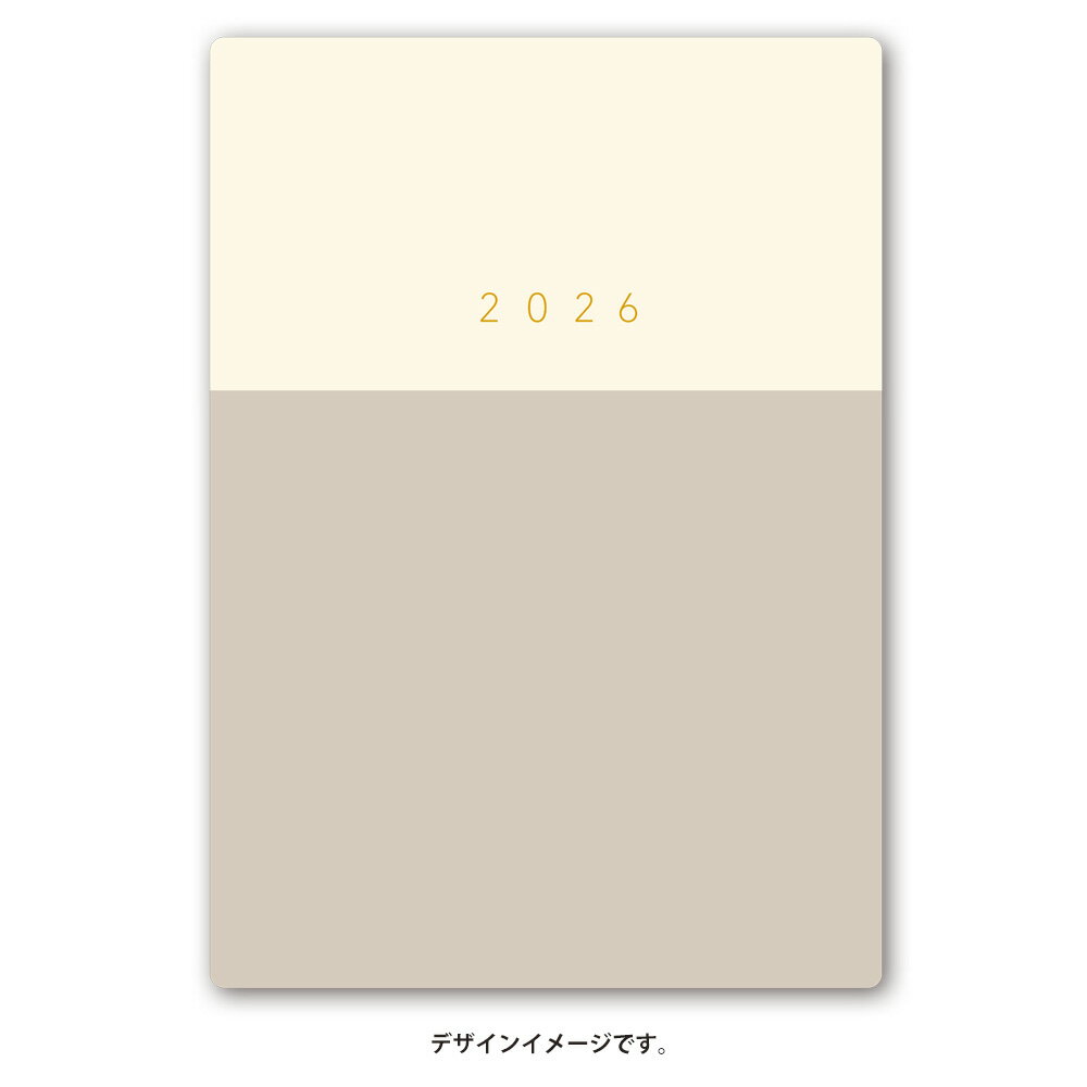 能率 2026年4月始まり ウィークリー手帳 NOLTY(ノルティ) エクリB6メモ（ベージュ）9659