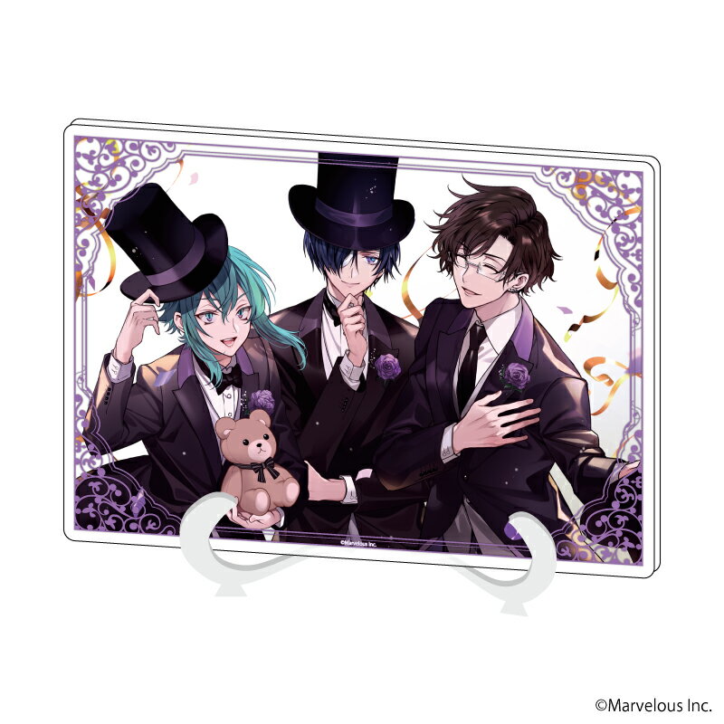 アクリルアートボード(A5サイズ)「千銃士:Rhodoknight」09/ベルギー 1周年ver.(公式イラスト)【グッズ】