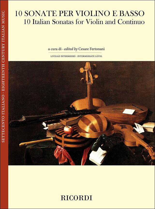 【輸入楽譜】イタリア人作曲家によるバイオリンと通奏低音のための10のソナタ/フェルトナーニ編
