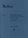 【輸入楽譜】ウェーバー, Carl Maria von: 小協奏曲(クラリネット コンチェルティーノ) 変ホ長調 Op.26/原典版 ウェーバー, Carl Maria von