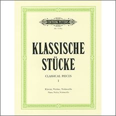 【輸入楽譜】バイオリン、チェロとピアノのためのクラシック作品集 第1巻