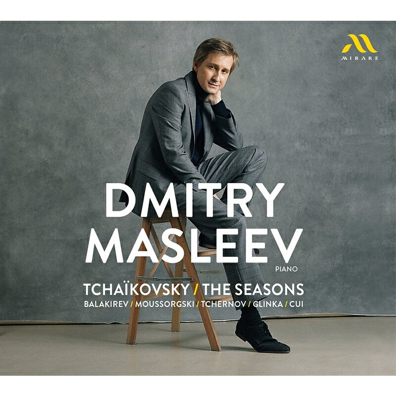 【輸入盤】チャイコフスキー：四季、ムソルグスキー：『禿山の一夜』ピアノ版、グリンカ：ノクターン『別れ』、他　ドミトリー・マスレエフ