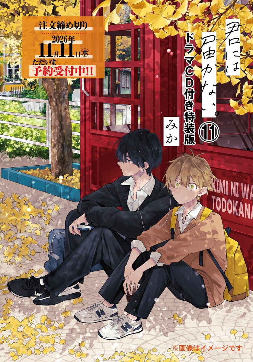 君には届かない。　11　ドラマCD付き特装版の表紙