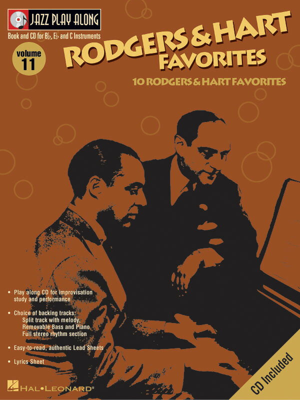 【輸入楽譜】ロジャース, Richard & ハート, Lorenz: ジャズ・プレイ・アロング 第11巻: ロジャーズ & ハート: CD付