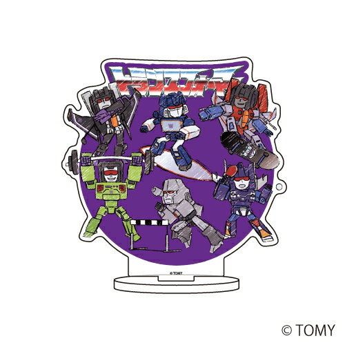 キャラアクリルフィギュア「トランスフォーマー」02/スポーツver. ディセプティコン(グラフアート)【グッズ】