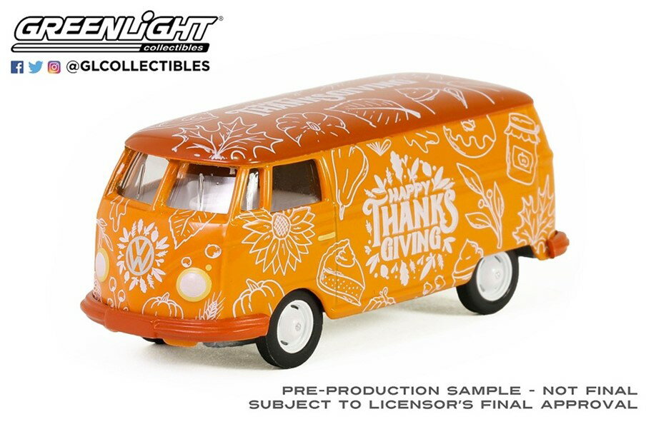 GreenLight 1:64 Volkswagen Type 2 Panel Van - Thanksgiving 2024 (ミニカー)