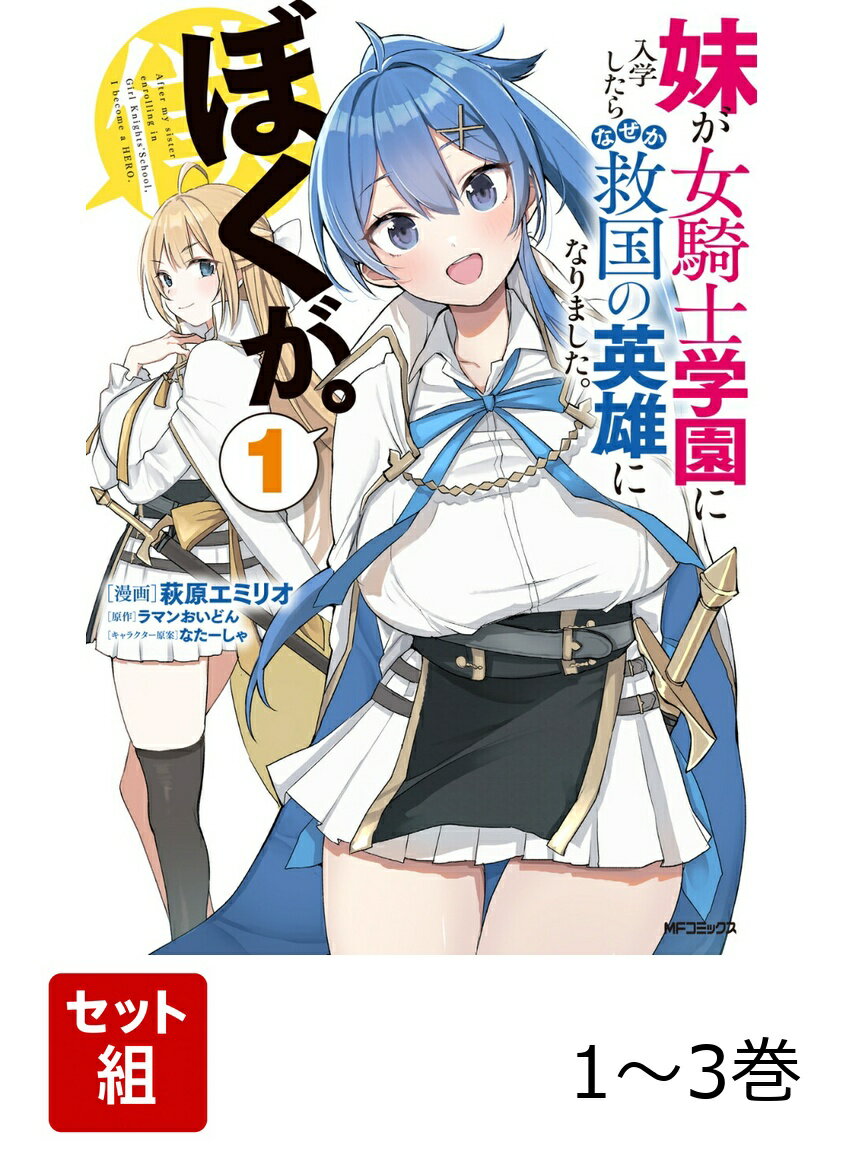 妹が女騎士学園に入学したらなぜか救国の英雄になりました。ぼくが。 1-3巻セット
