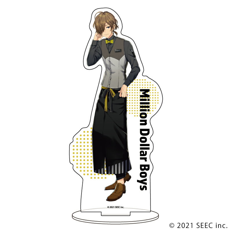 キャラアクリルフィギュア「ミリオンダラーボーイズ」02/ニカ【グッズ】