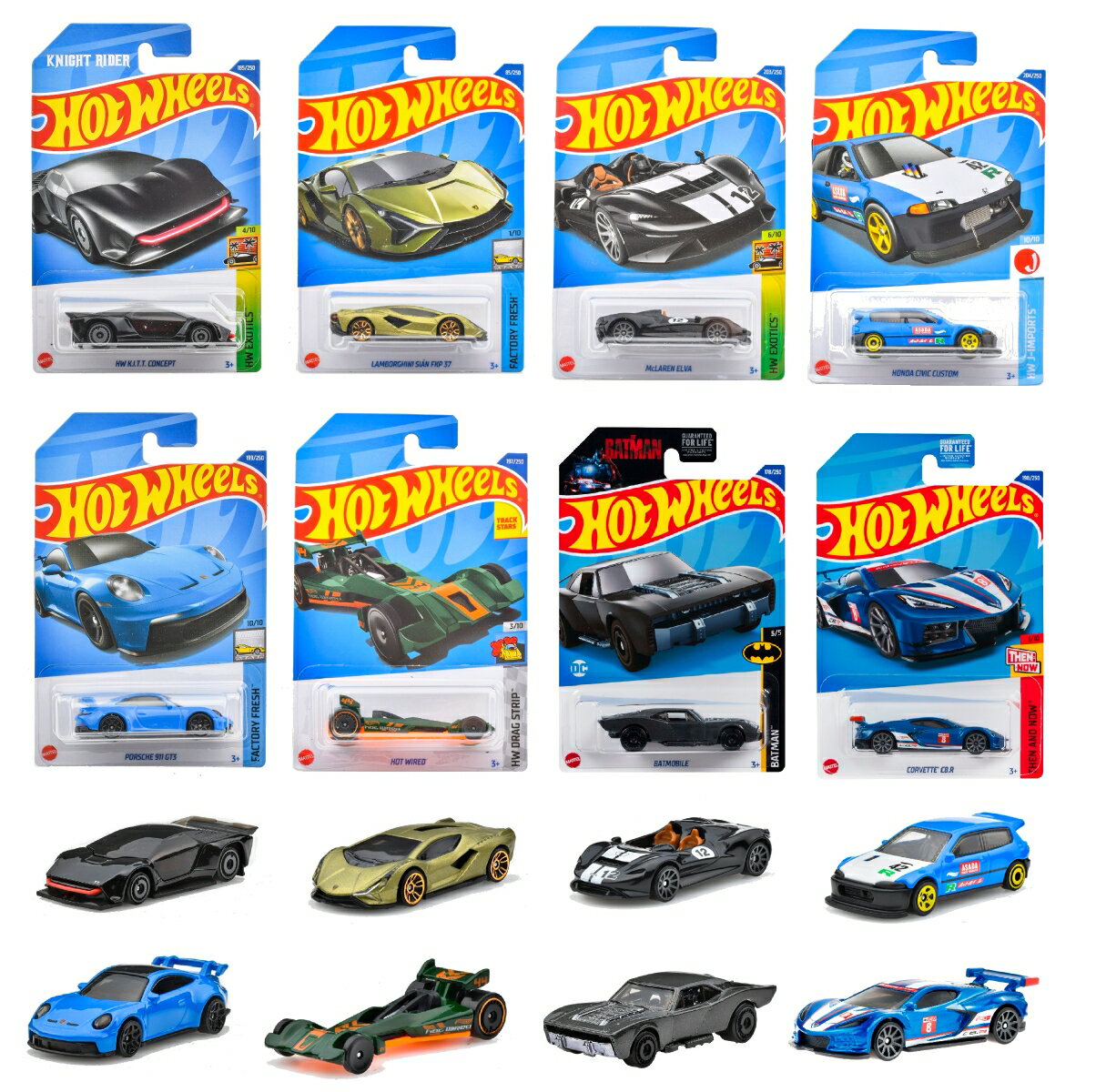 ホットウィール（Hot Wheels） ベーシックカー Lアソート【ミニカー36台入り BOX販売】 【3才~】 98HL-C4982