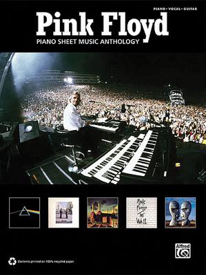 Pink Floyd fans who play the piano know that certain songs by the legendary band are particularly well-suited to be played on keyboard instruments. Some of these are "The Great Gig in the Sky," "High Hopes," "Nobody Home," and more---and they're all here in this collectible sheet music anthology. Also included is a variety of the band's most popular hits from five of their best-known albums, for a lifetime of enjoyment at the keys. Titles: Another Brick in the Wall (Part II) * Comfortably Numb * Goodbye Blue Sky * The Great Gig in the Sky * Have a Cigar * Hey You * High Hopes * Mother * Nobody Home * Pigs (Three Different Ones) * Run Like Hell * Shine on You Crazy Diamond * Stop * The Trial * Us and Them * Waiting for the Worms * Wish You Were Here.
