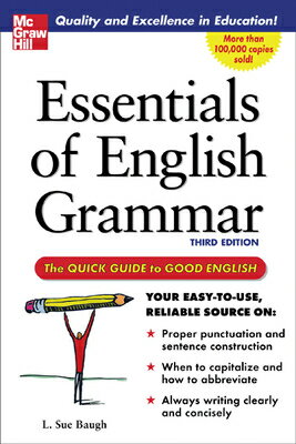 Essentials of English Grammar: A Quick Guide to Good English