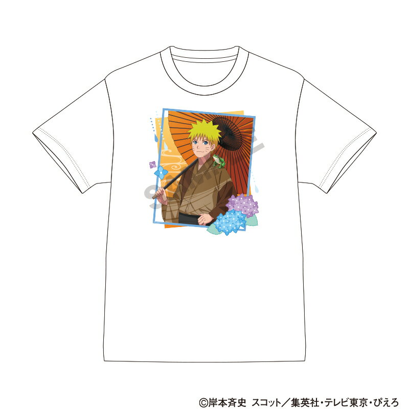NARUTO-ナルトー 疾風伝 Tシャツ うずまきナルト 五月雨