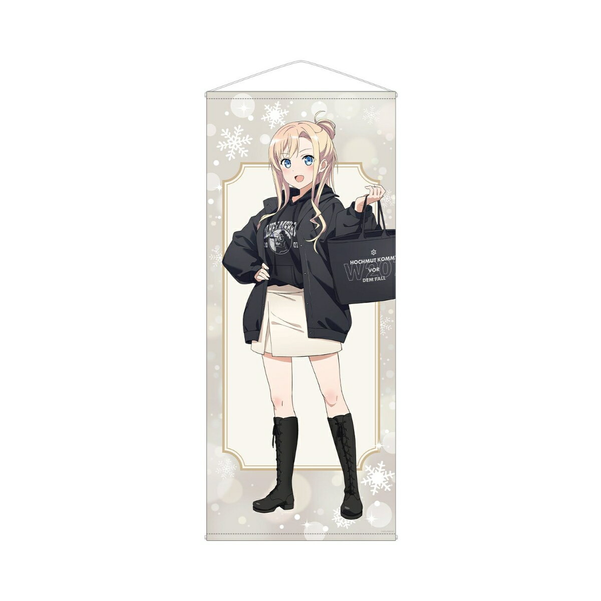 劇場版 ハイスクール・フリート描き下ろし ヴィルヘルミーナ デート私服ver. 等身大タペストリー ver.A