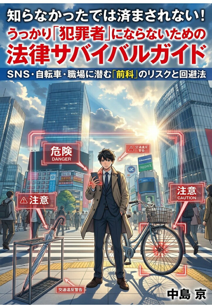 【POD】知らなかったでは済まされない！　うっかり「犯罪者」にならないための法律サバイバルガイド SNS・自転車・職場に潜む「前科」のリスクと回避法の表紙