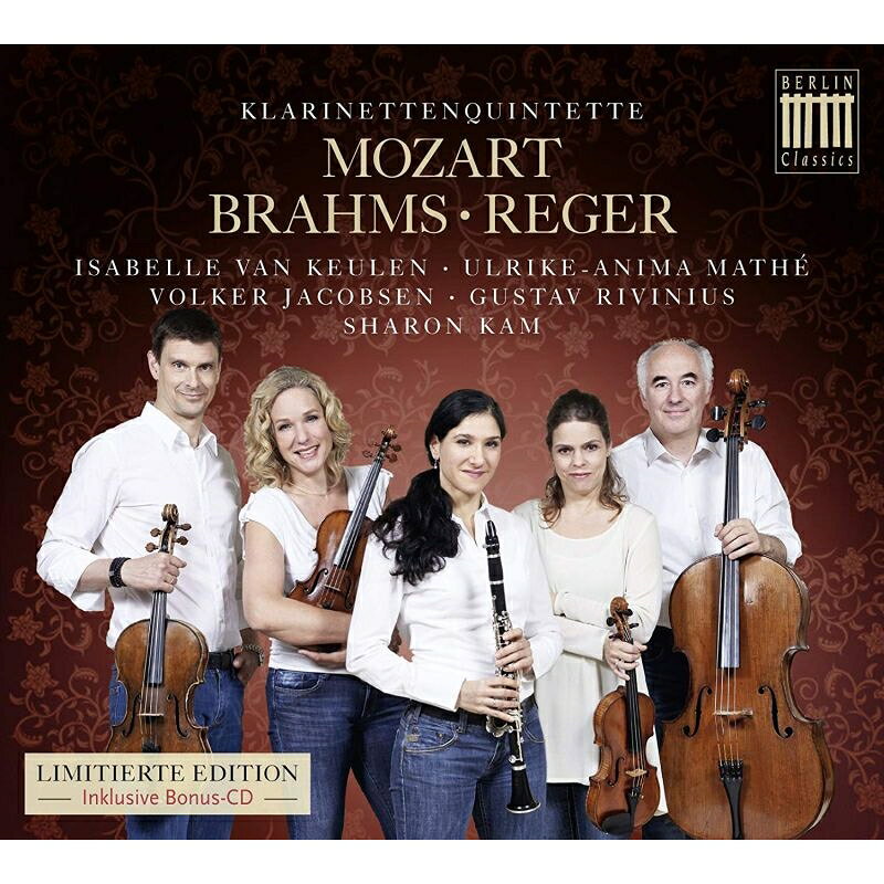 【輸入盤】モーツァルト：クラリネット五重奏曲、ブラームス：クラリネット五重奏曲、レーガー：クラリネット五重奏曲 シャロン・カム、イザベル・