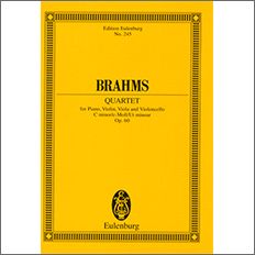 ブラームス, Johannes: ピアノ四重奏曲 第3番 ハ短調 Op.60 