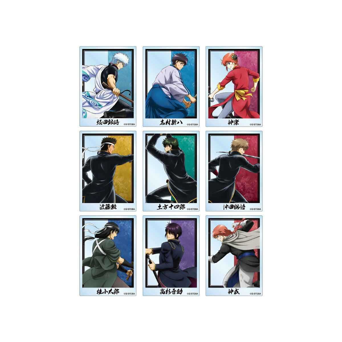 銀魂描き下ろし 戦う背中ver. 第2弾 トレーディングアクリルカード(BOX=9入)