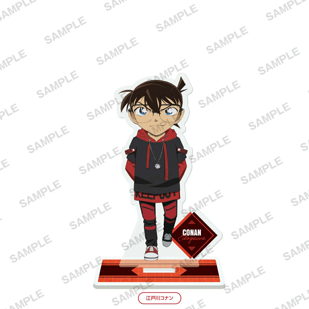 「名探偵コナン」アクリルスタンドフィギュア ブラックレッドver. 江戸川コナン【グッズ】