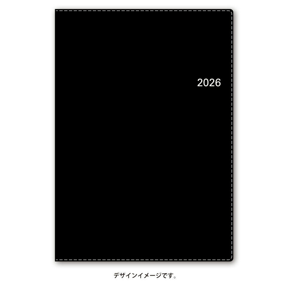 能率 2026年4月始まり ウィークリー手帳 NOLTY(ノルティ) アクセスA5-1（ブラック）9681