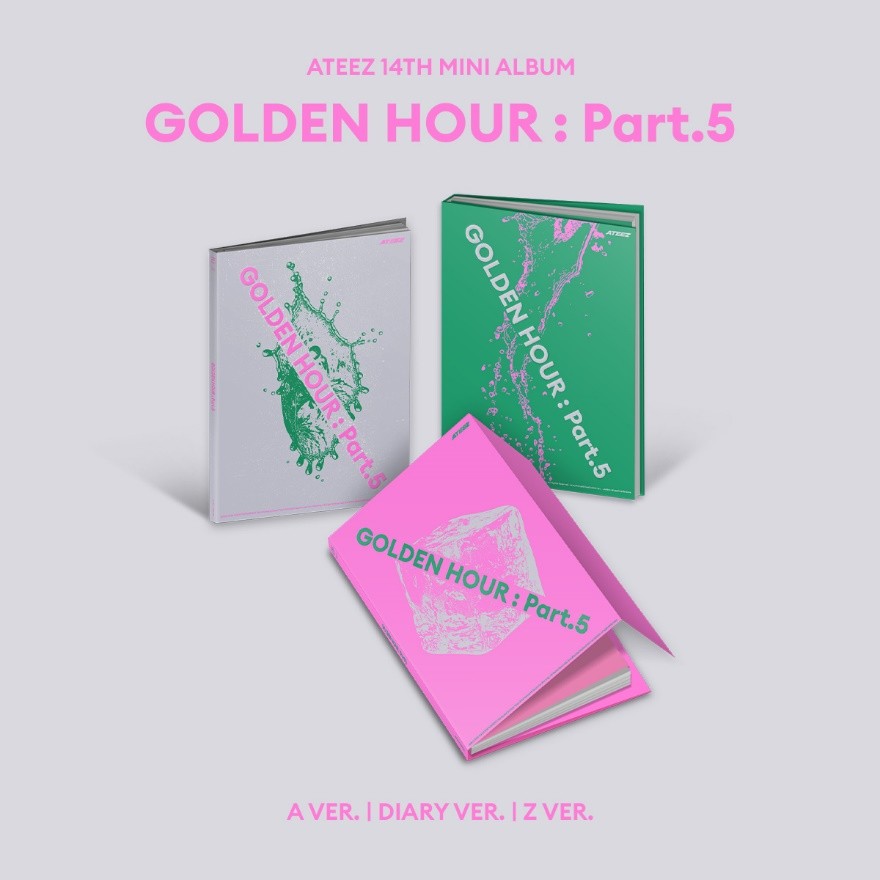 【楽天ブックス限定先着特典+先着特典】[GOLDEN HOUR : Part.5] ＜A VER.＋DIARY VER.＋Z VER.＞セット(スマホサイズステッカー 1枚（公開カットC / 全8種のうちランダム1枚）×3+応募抽選用シリアルナンバー×3)