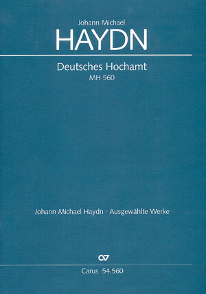 【輸入楽譜】ハイドン, Michael: ドイツ・ミサ曲 MH 560/原典版/Kircher編: 指揮者用大型スコア [ ハイドン, Michael ]