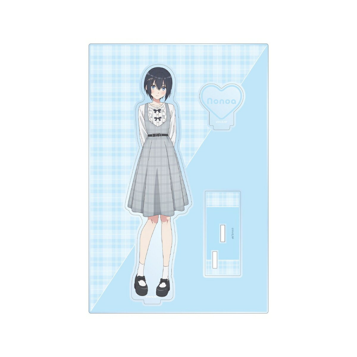 TVアニメ『2.5次元の誘惑』描き下ろし ノノア チェック柄コーデver. パーツ付きBIGアクリルスタンド
