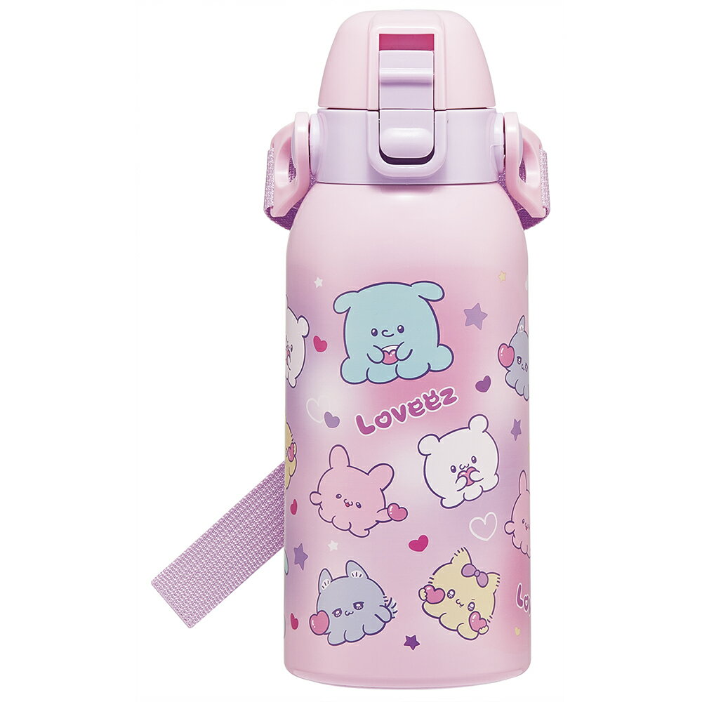 らぶいーず　水筒 子供 お子様向け ステンレス ボトル 600ml 直飲み