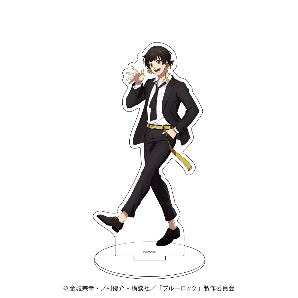 キャラアクリルフィギュア「TVアニメ『ブルーロック』」12/スーツver. 蜂楽 廻(描き下ろしイラスト)【グッズ】