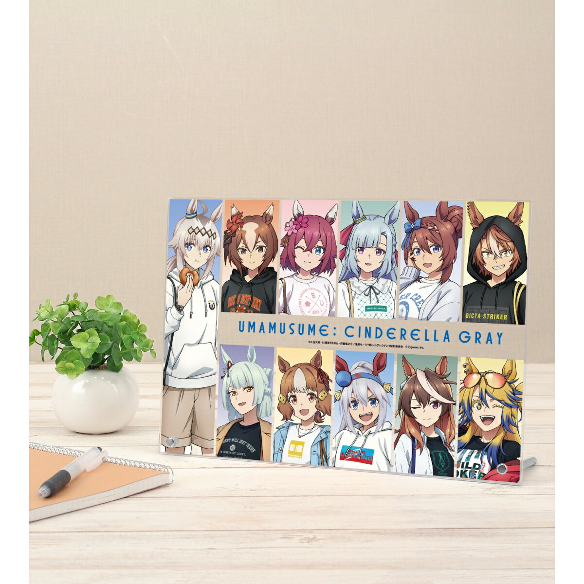 アニメ『ウマ娘 シンデレラグレイ』集合 A4アクリルパネル POP UP SHOP in マルイ