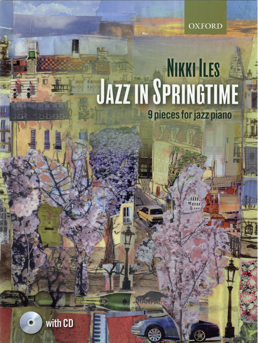 【輸入楽譜】アイルス, Nikki: Jazz in Springtime: 9 Pieces for Jazz Piano(CD付)