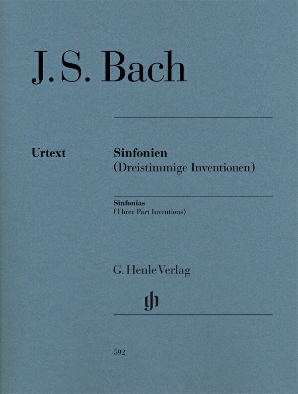 【輸入楽譜】バッハ, Johann Sebastian: シンフォニア(三声のインヴェンション) BWV 787-801/原典版/Scheideler編/Schneidt運指