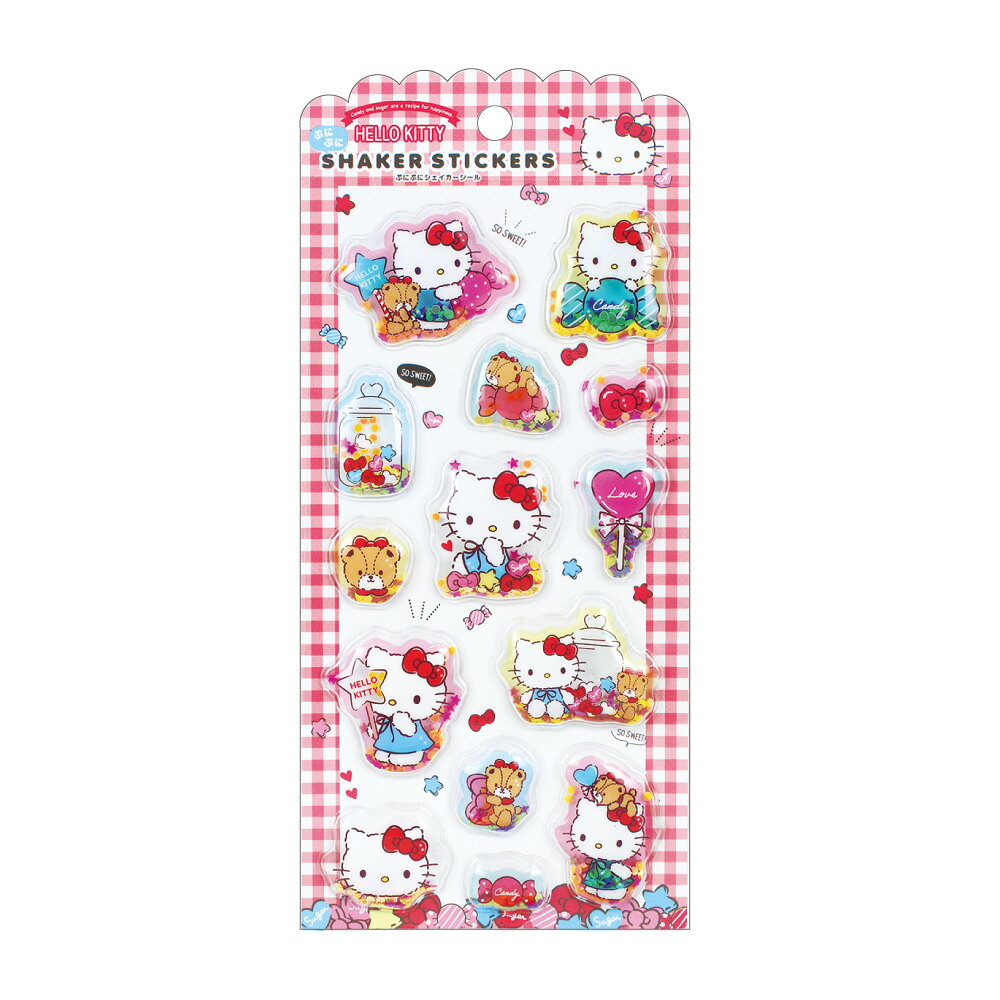 スパンコール入りのぷにぷにシール！【対象年齢】：6歳以上【商品サイズ (cm)】(幅×高さ×奥行）：9×17.5×0.1