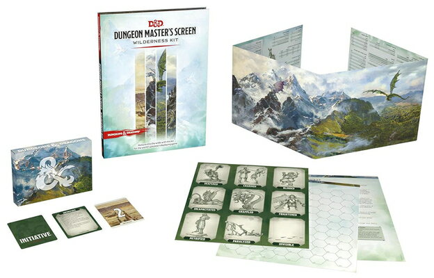 Dungeons & Dragons Dungeon Master's Screen Wilderness Kit (D&d Accessories)