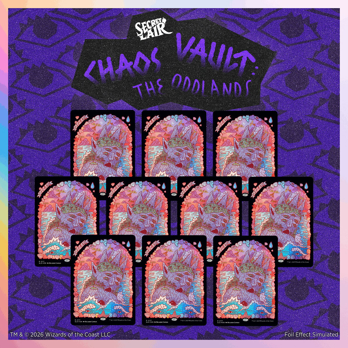 マジック：ザ・ギャザリング Secret Lair Chaos Vault:The Oddlands: Islands Traditional Foil Edition【クレジットカード決済限定】