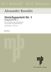 【輸入楽譜】ボロディン, Aleksandr Porfir'evich: 弦楽四重奏曲 第1番 イ長調