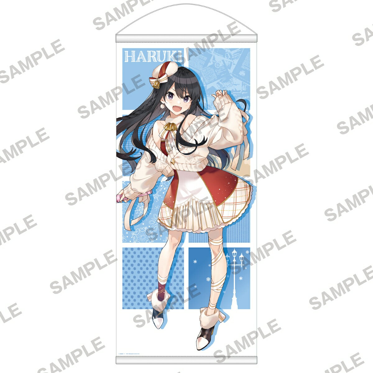 角川スニーカー文庫 聖なる夜のメリー☆コンサート! 描き下ろし等身大タペストリー 『転校先の清楚可憐な美少女が、昔男子と思って一緒に遊んだ幼馴染だった件』二階堂春希【グッズ】